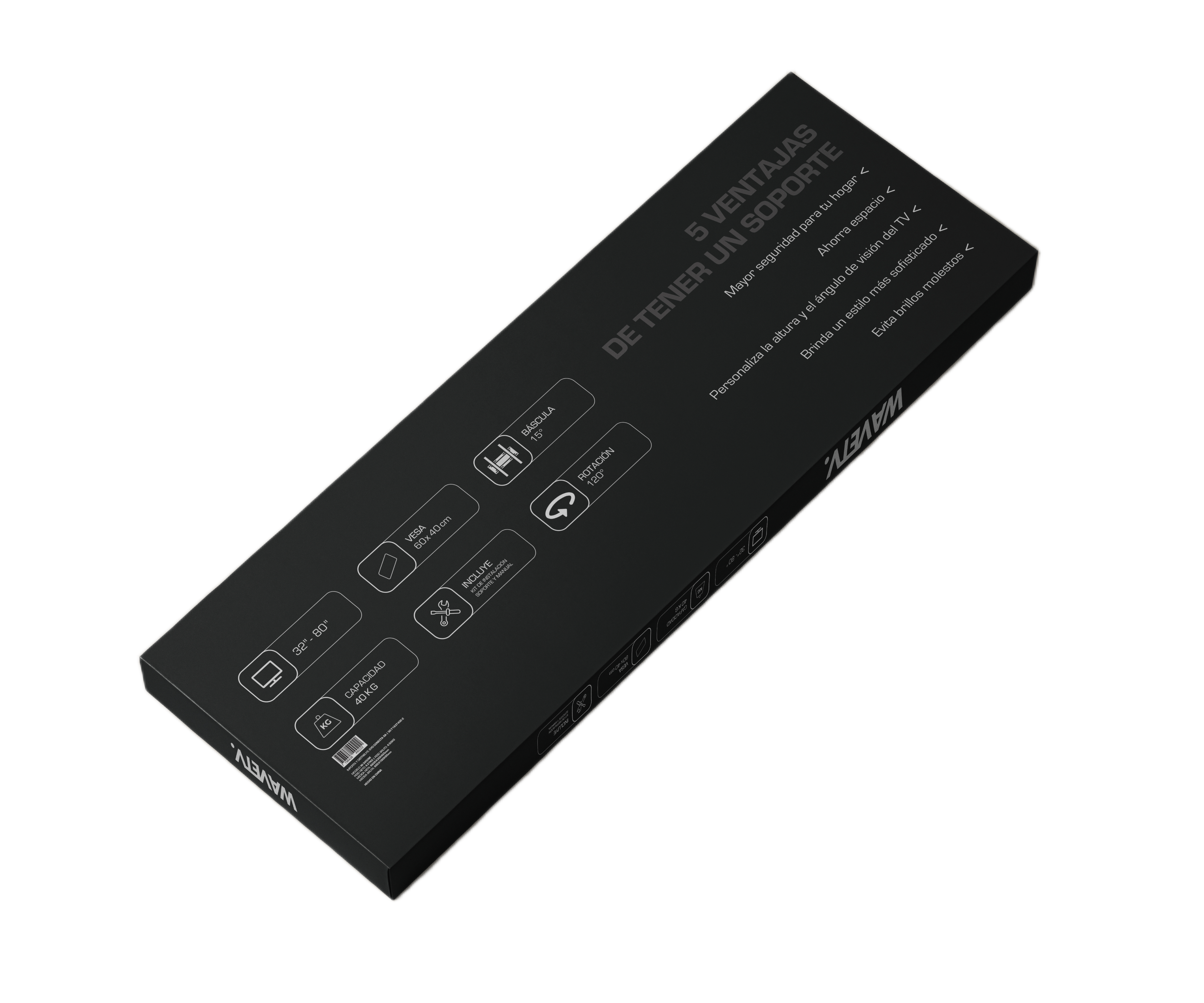 Soporte TV W-3450M Atrás